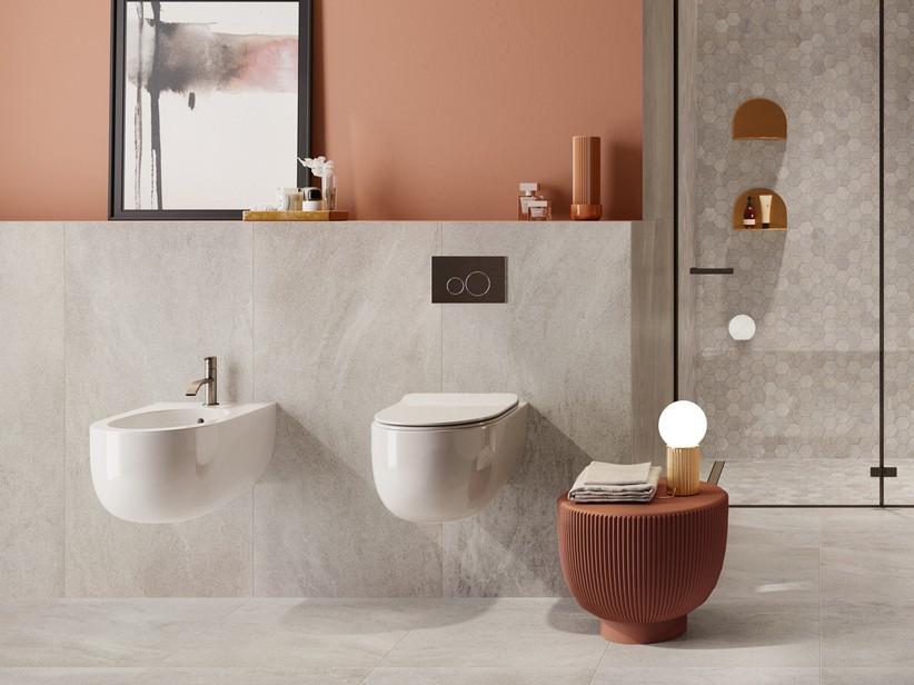 Fliese Geology Grey 60x120 Feinsteinzeug durchgefärbt Steinoptik Grau | IperCeramica
