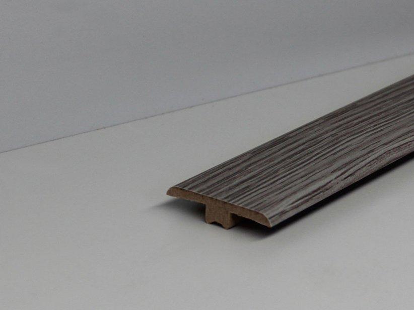 Trenn-und Abdeckprofil Eiche Grau MDF Länge 2,40m | IperCeramica