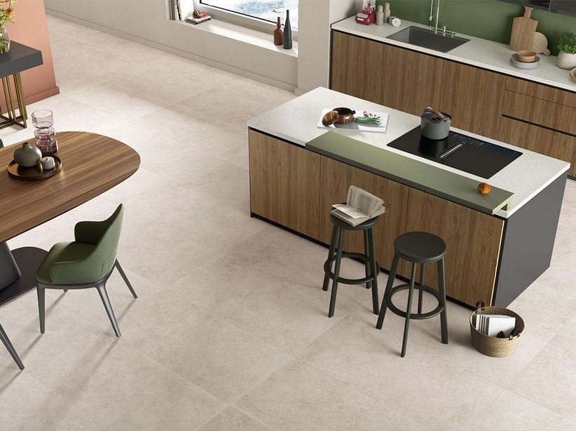 Fliese Highlands Ivory 60x120 Feinsteinzeug Limestone Elfenbein | IperCeramica