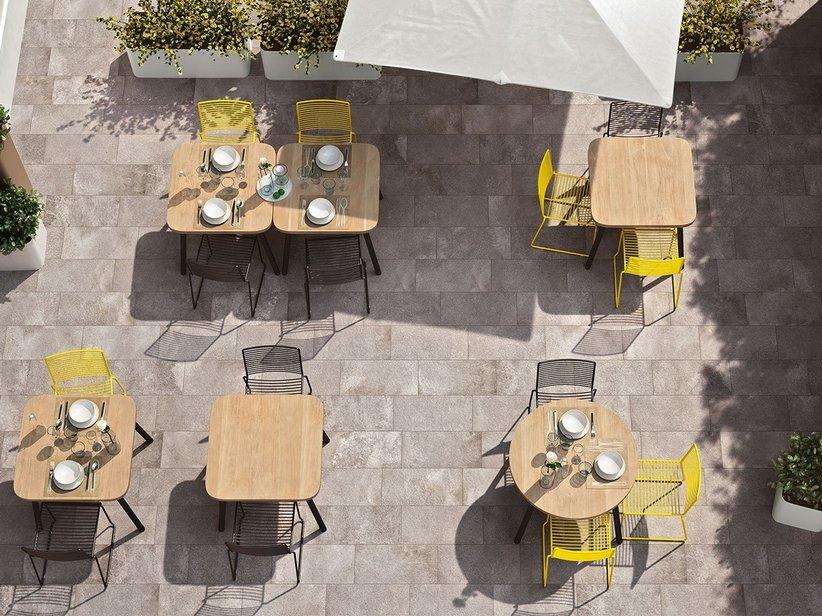 Fliese Hyde Park Grey 30X60 Feinsteinzeug für Aussen Steinoptik Grau | IperCeramica