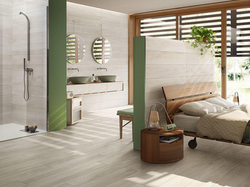Fliese Infinity White 20X120 Feinsteinzeug Holzoptik Weiss | IperCeramica