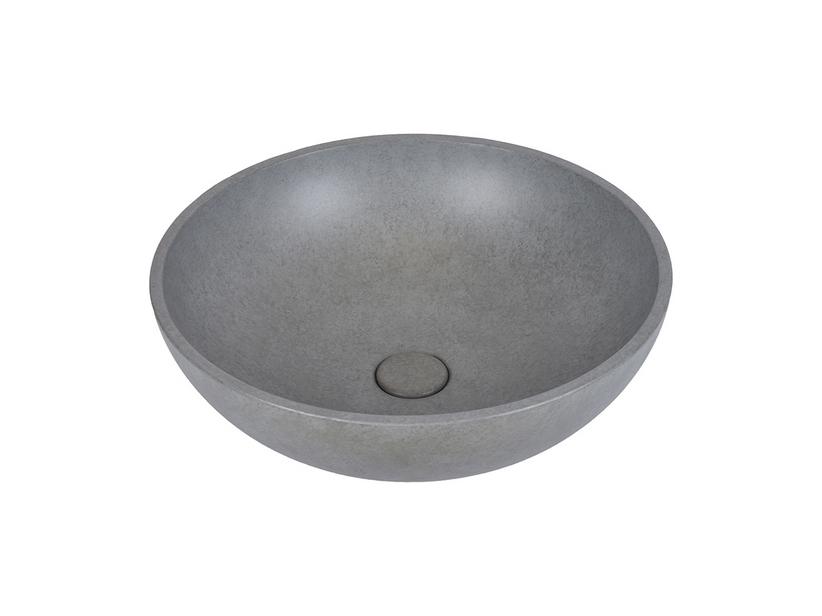 Aufsatzwaschbecken Concrete Ø44 cm H14,5 aus Harz und Zement | IperCeramica