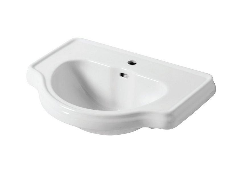 EINBAUWASCHBECKEN RETRO' 62X46 cm WEISS GLÄNZEND | IperCeramica