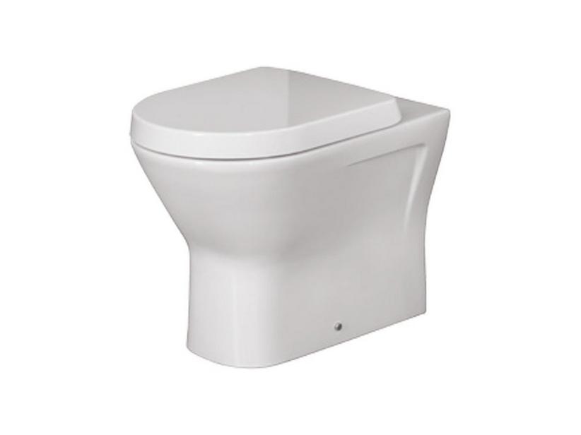 STAND-WC LONDRA SPÜLRANDLOS WANDBÜNDIG WAND/FUSSBODEN-ABFLUSS WEISS GLÄNZEND | IperCeramica