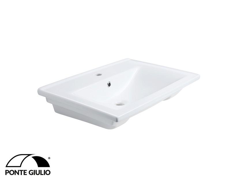 Seniorengerechtes Hänge-Waschbecken Standard 65x45 cm Weiß | IperCeramica