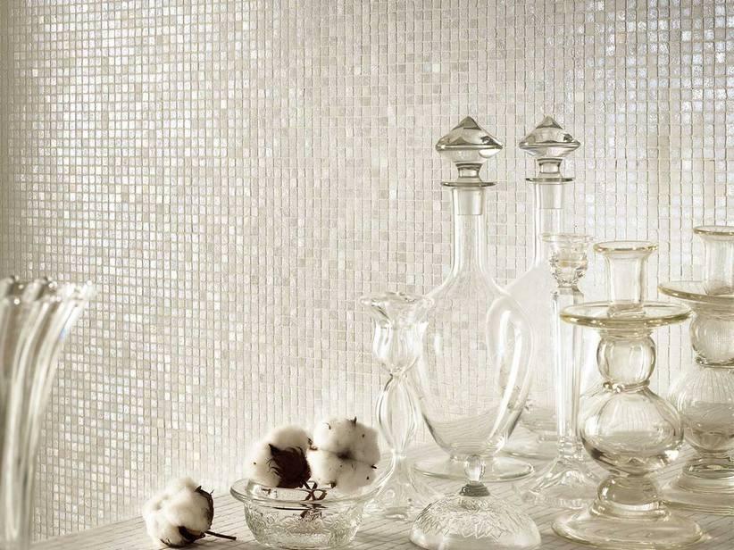 Glasmosaik Chester White 31,8x31,8 cm Weiß | IperCeramica