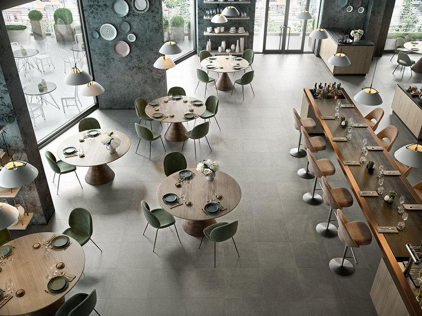 Fliese Must Grey 60X60 Feinsteinzeug Zementoptik Grau | IperCeramica