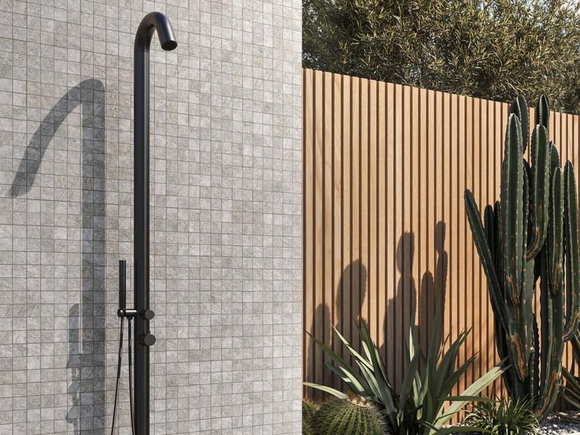 Mosaik Nepal Grey 30X30 Feinsteinzeug mit der Optik von grauem Quarzit | IperCeramica