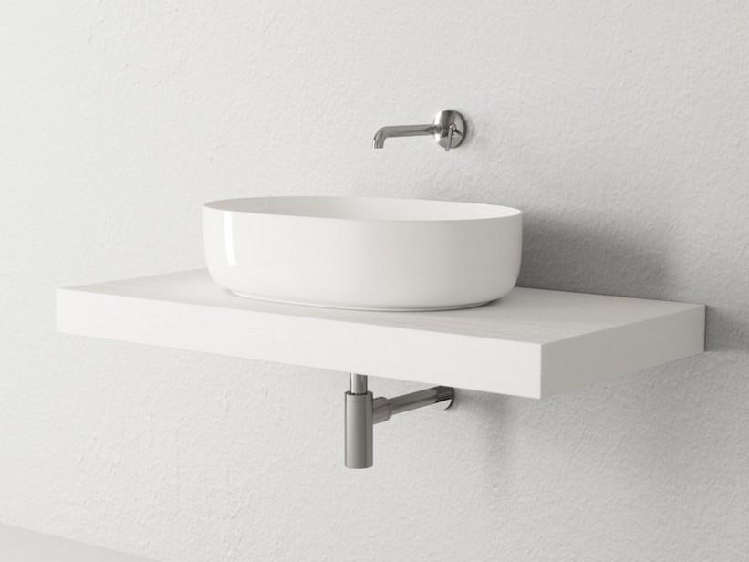 Aufsatzwaschbecken Nolita 60X40 Weiß Glänzend | IperCeramica