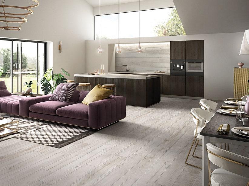 Fliese Norway White 20X169 Feinsteinzeug Holzoptik Weiss | IperCeramica