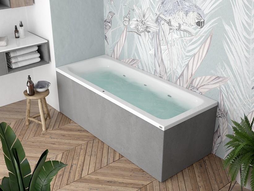 Frontplatte für Whirlpools Jacuzzi Silk 180 cm Zement | IperCeramica