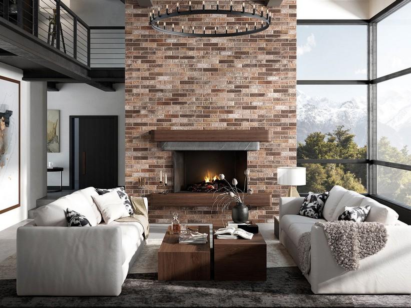 Wandfliese Brixton Cotto 6X25 Feinsteinzeug mit Ziegeloptik Rot | IperCeramica