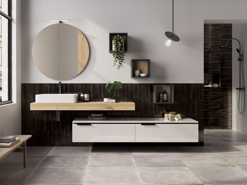 Fliese Raku 6x25 Feinsteinzeug schwarz glänzend | IperCeramica