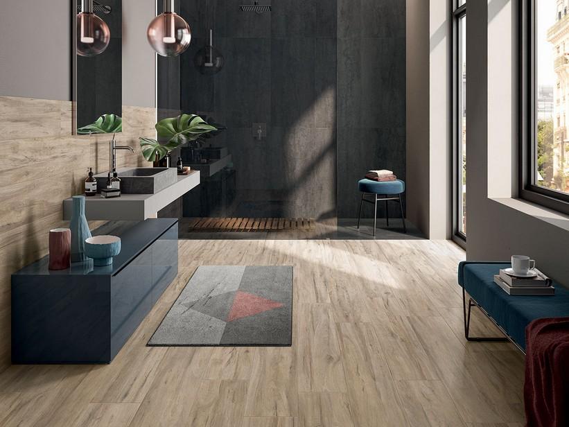 Fliese 3,5 mm dünn Slim Wood Natural 20X100 Feinsteinzeug Holzoptik Natur | IperCeramica