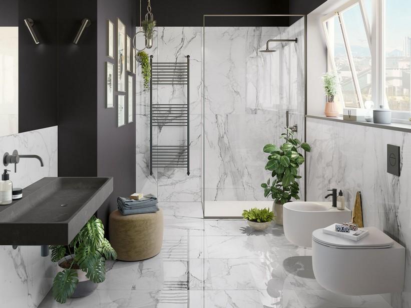 Fliese Ultrawhite 60X60 Feinsteinzeug Marmoroptik Glänzend Poliert Weiss | IperCeramica