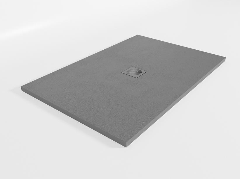 Duschwanne Cosmos 80x100 Gussmarmor Grau | IperCeramica