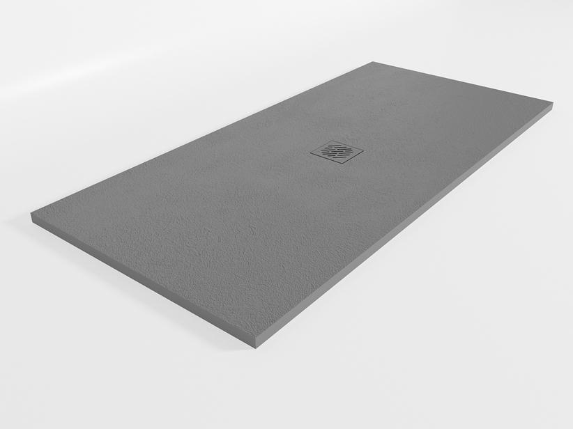 Duschwanne Cosmos 80x190 Gussmarmor Grau | IperCeramica