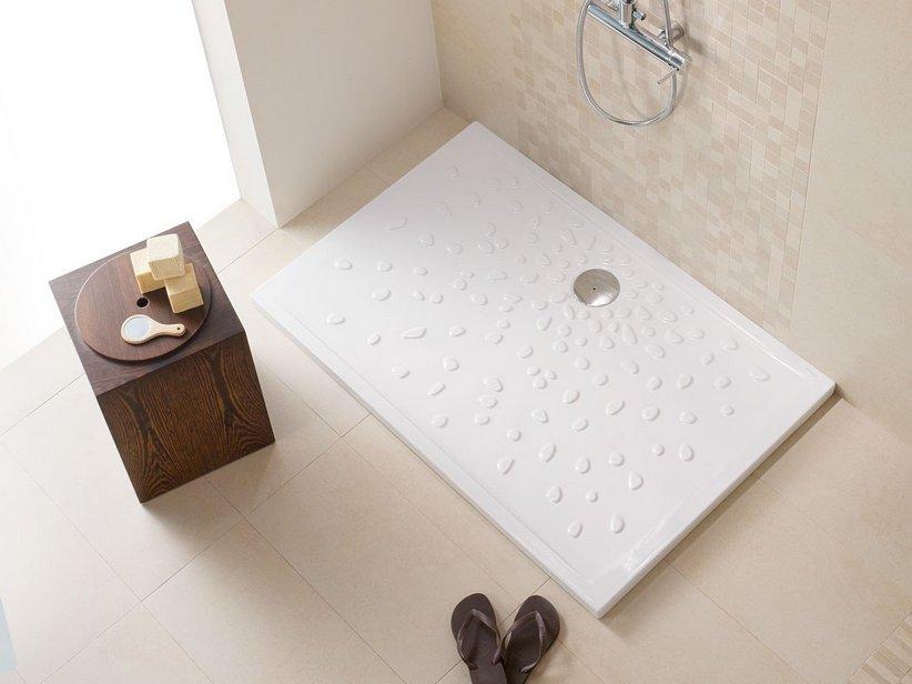 DUSCHWANNE PADUA 80X120 H4,5 cm KERAMIK WEISS | IperCeramica
