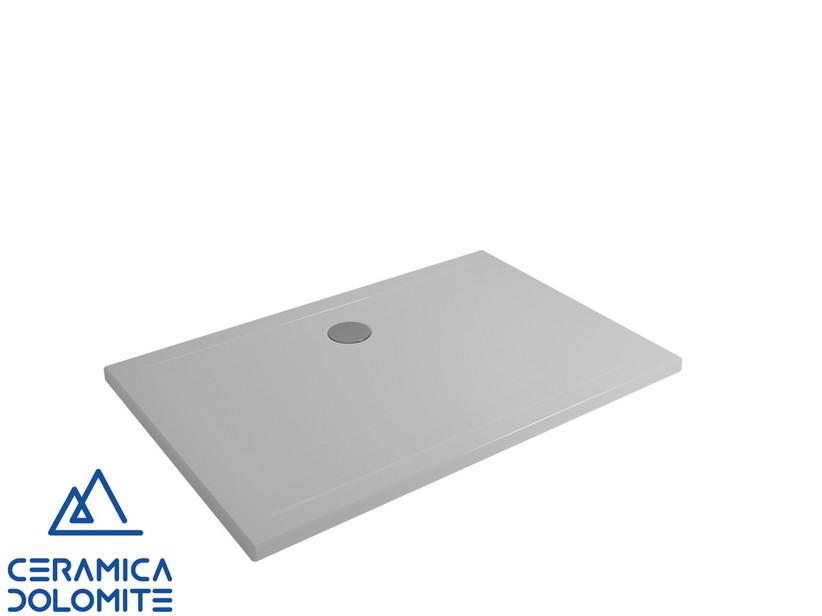 Duschwanne Squash 120x80 H4 aus weißer Keramik | IperCeramica