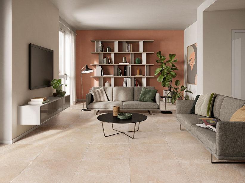 Fliese Pietra Del Sud Beige 61,5X61,5 9mm Feinsteinzeug Steinoptik | IperCeramica