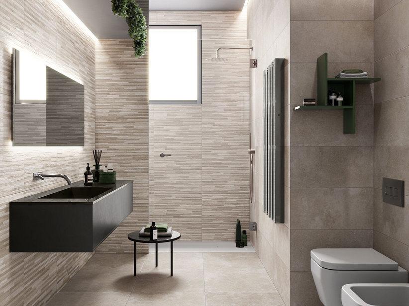 Fliese Pietra Del Sud Grau 30,8X61,5 8mm Feinsteinzeug Steinoptik | IperCeramica