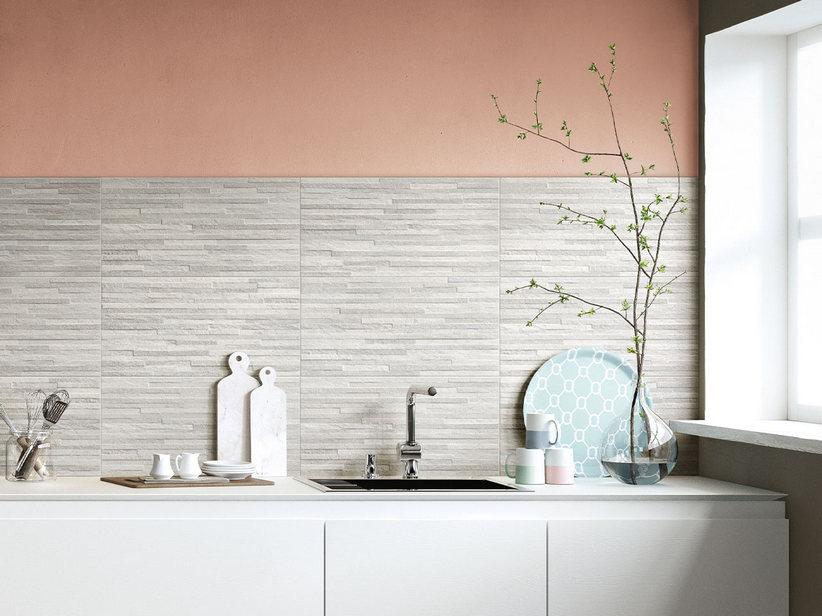 Fliese Pietra Del Sud Grau 30,8X61,5 Feinsteinzeug Mäuerchenoptik | IperCeramica