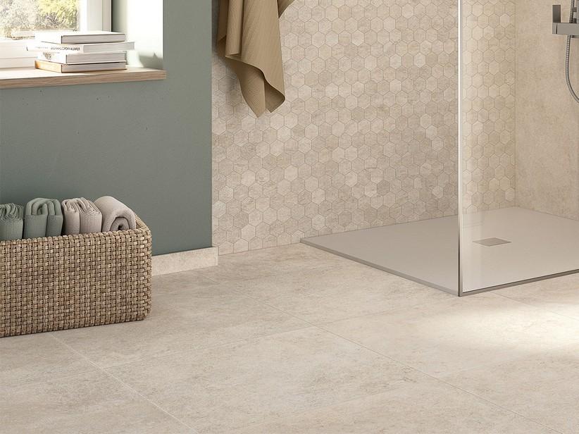 Fliese Pietra di Leuca 60x60 Feinsteinzeug mit Lecce Stein Hoptik | IperCeramica