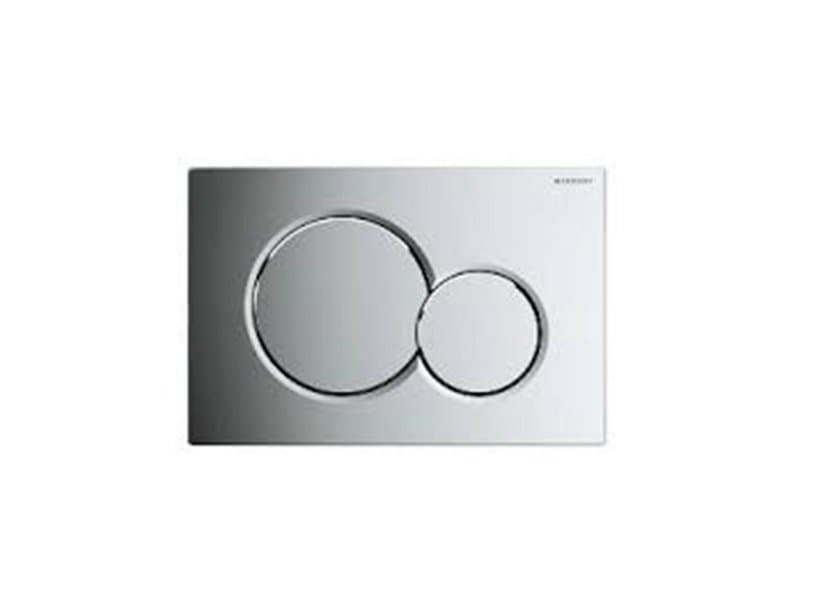 Betätigungsplatte Geberit Sigma 01 2 Tasten Chrom | IperCeramica