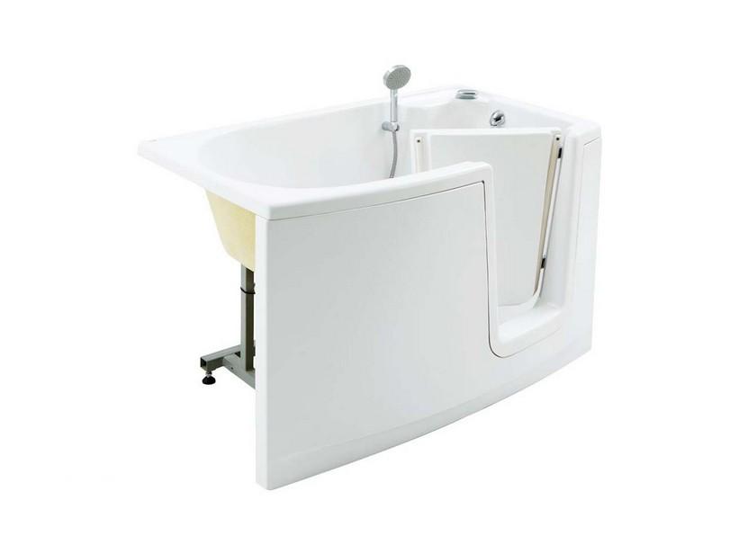 Badewanne Linea 650 mit Öffnung nach innen Modell 654 | IperCeramica