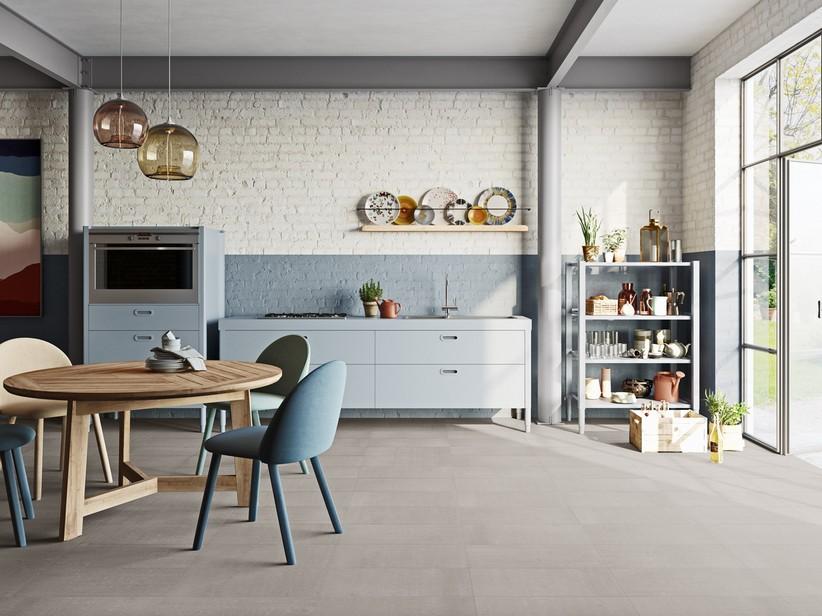 Fliese Project Grey 30x60 Feinsteinzeug durchgefärbt Steinoptik Natural Grau | IperCeramica