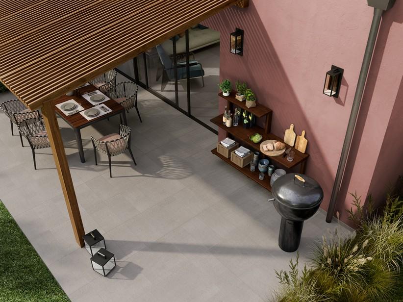 Fliese Project Grey 30x60 Feinsteinzeug durchgefärbt Steinoptikfür Aussenbereich Grau | IperCeramica