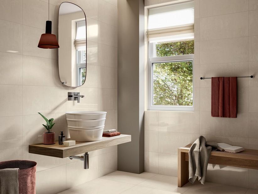 Fliese Project Ivory 30x60 Feinsteinzeug durchgefärbt Natural Steinoptik Poliert Elfenbein | IperCeramica