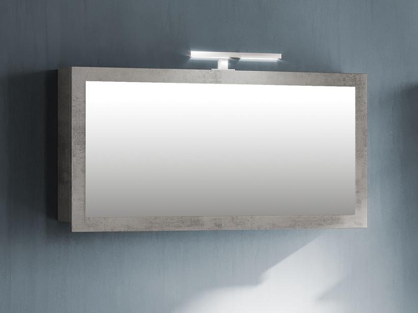 SPIEGELSCHRANK QUBO 100 OXID GRAU | IperCeramica