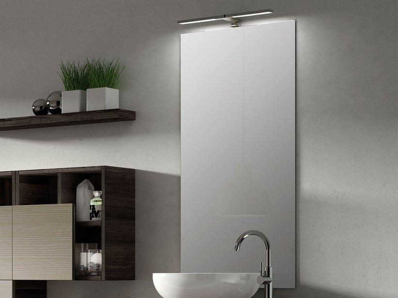 WANDSPIEGEL BÜNDIG GLÄNZEND MIT PVC-RAND cm 35X120 | IperCeramica