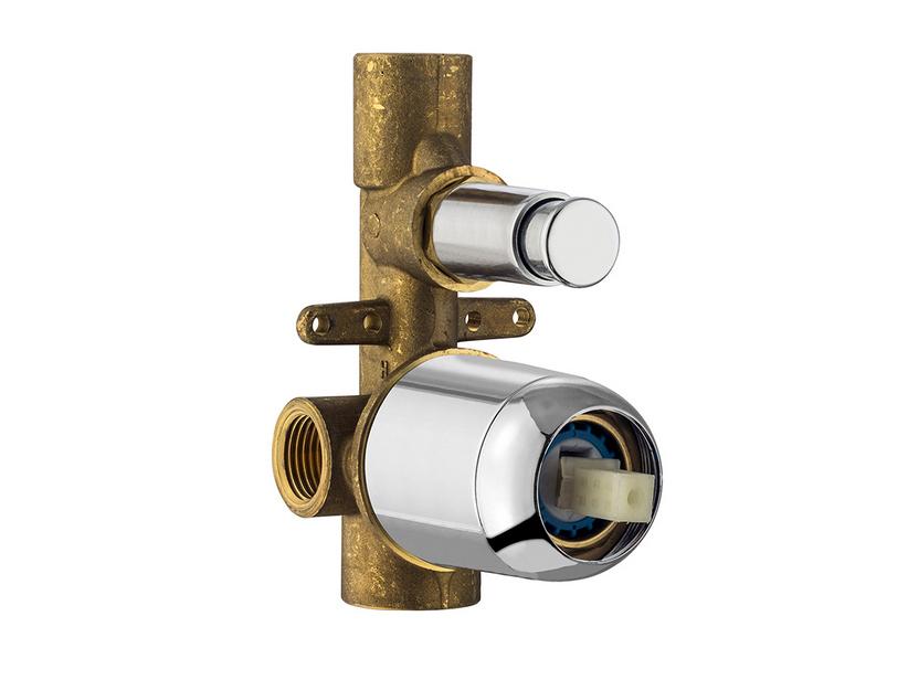 GRUNDKÖRPER DUSCHE RN MIT UMSCHALTVENTIL Ø35 CHROM | IperCeramica