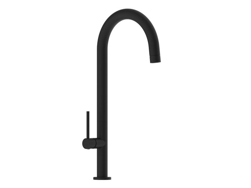 Küchenarmatur Verona mit drehbarem Auslauf Schwarz matt | IperCeramica