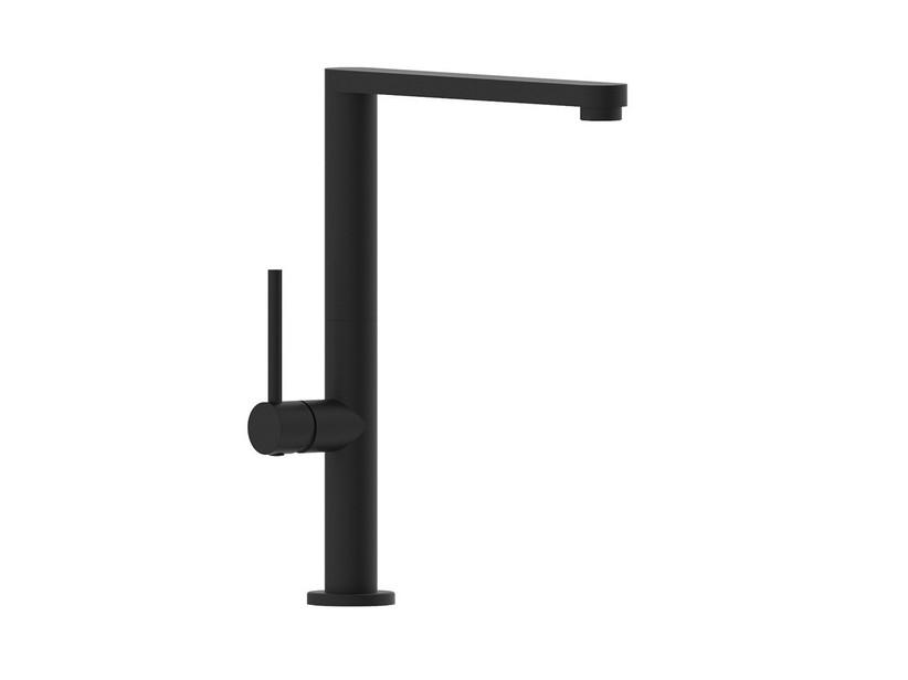 Küchenarmatur Plato mit drehbarem Auslauf Schwarz matt | IperCeramica