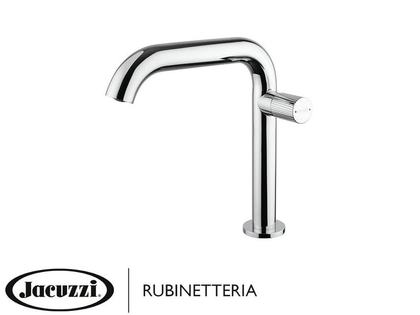 Mittlerer Waschtischmischer Jacuzzi® Giulia aus Edelstahl mit Ablaufgarnitur Chrom | IperCeramica