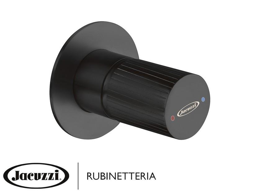 Wandmischer für Dusche Jacuzzi® Giulia Edelstahl Mattschwarz | IperCeramica