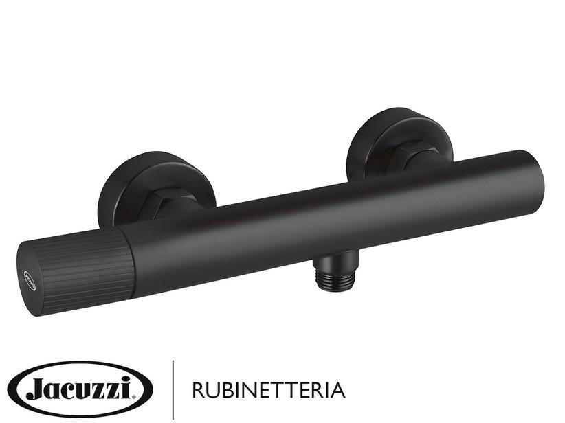 Externer Mischer für Dusche Jacuzzi® Giulia Edelstahl Mattschwarz | IperCeramica