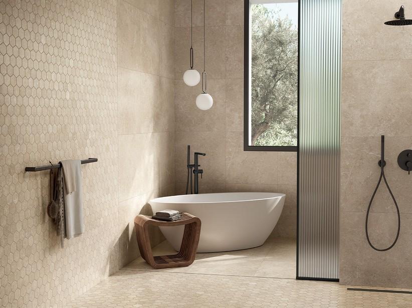 Fliese Sakkara Sand 60x60 Feinsteinzeug Kalksteinoptik Beige | IperCeramica
