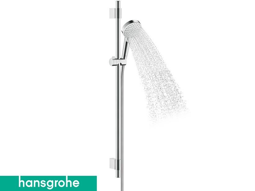 BRAUSEGARNITUR CROMETTA VARIO HANSGROHE 2 STRAHLARTEN MESSING CHROM | IperCeramica