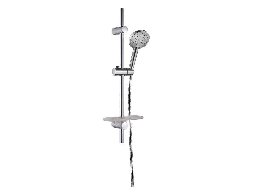 BRAUSEGARNITUR SANDRA MESSING CHROM MIT ABLAGE | IperCeramica