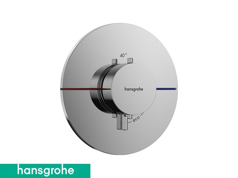 Duscharmatur-Platte unterputz Hansgrohe® ShowerSelect Round 1 Weg | IperCeramica