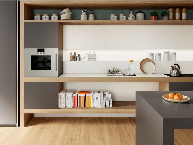 3,5 mm dünne Fliese Slim Superwhite 50X100, extraweißes Feinsteinzeug | IperCeramica