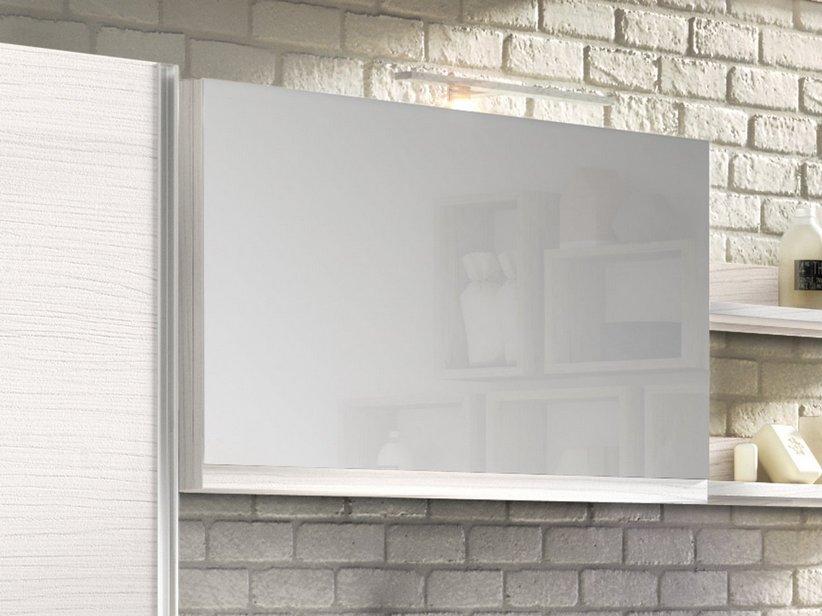 BADSPIEGEL-BEHÄLTER SMART 89x17 cm H51 LÄRCHE WEISS | IperCeramica
