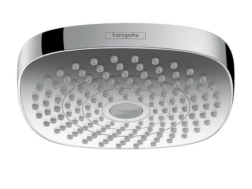 KOPFBRAUSE CROMA SELECT E 180 Ø 18 cm 2 STRAHLARTEN EDELSTAHL CHROM | IperCeramica