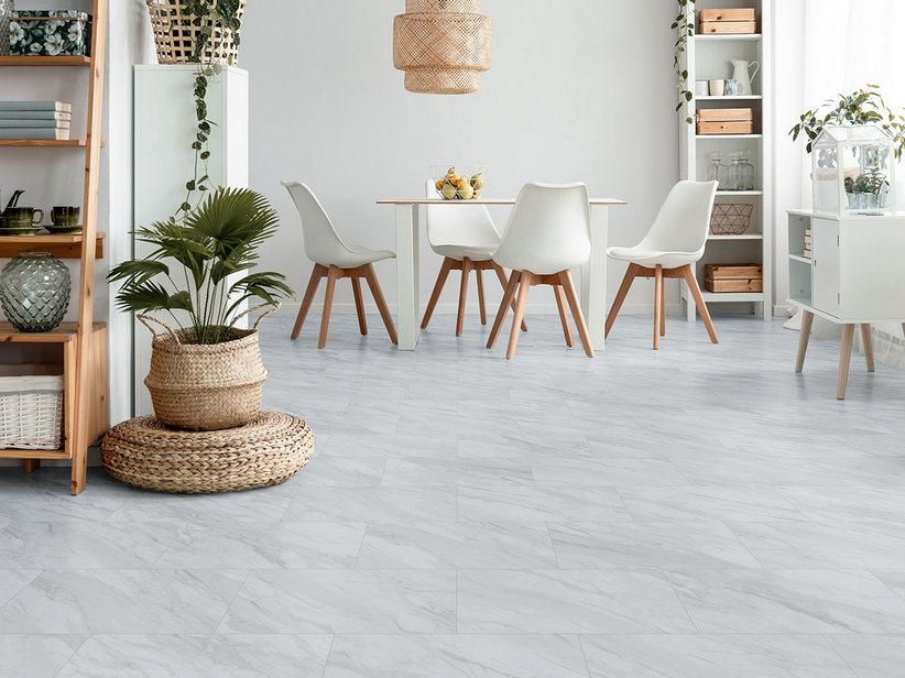 SPC-Bodenbelag Carrara White Marmoroptik | IperCeramica