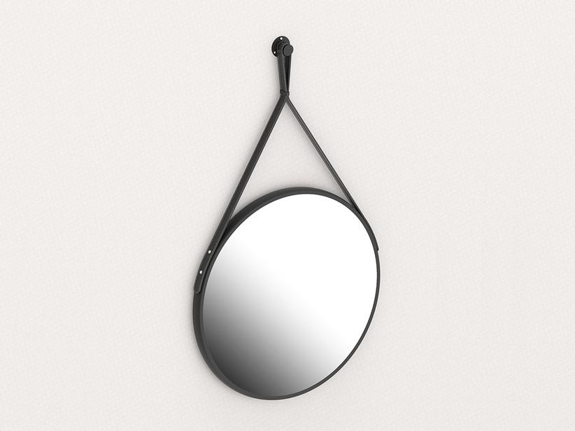 BADSPIEGEL TOPSY Ø60 cm RAHMEN SCHWARZ MATT | IperCeramica