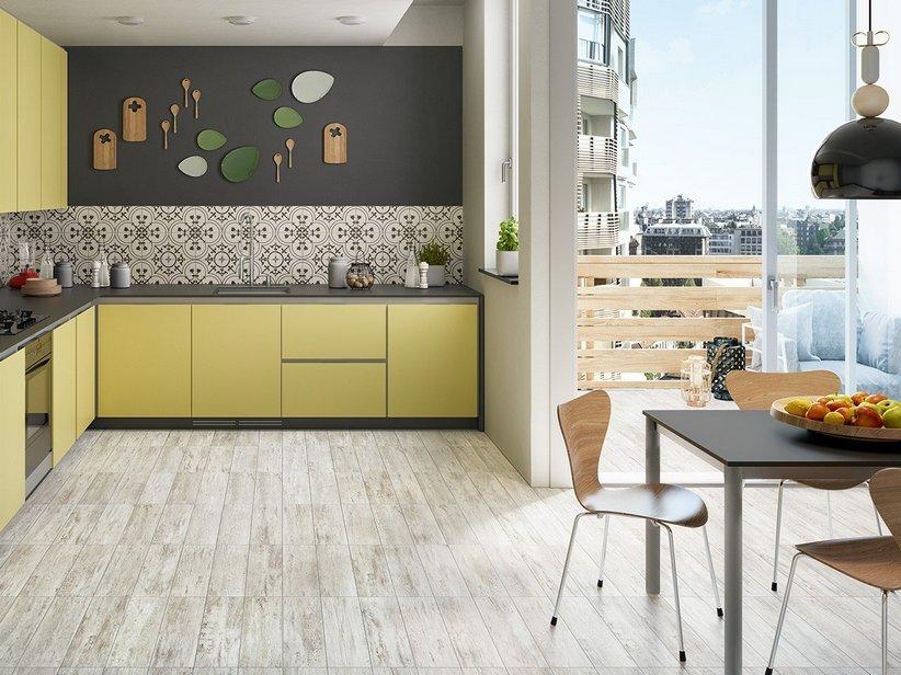 Fliese Underground White 15X60 Feinsteinzeug Holzoptik Weiss | IperCeramica